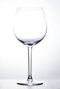 Glass of wine isolated white background Royalty Free Stock Photo