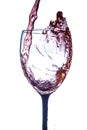 A glass of wine Royalty Free Stock Photo