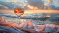 Glass of Wine on Blanket