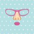 Glasses background Royalty Free Stock Photo