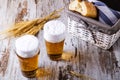 Glasses of beer Royalty Free Stock Photo
