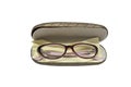 Glasses in a case,