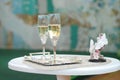 Glasses of champagne Royalty Free Stock Photo