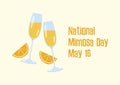 National Mimosa Day vector