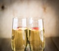 Glasses of champagne Royalty Free Stock Photo