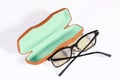 Glasses and glasses case