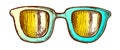 Glasses Horn-rimmed Stylish Accessory Color Vector