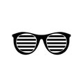 Glasses Icon, Eye Glasses Symbol, Minimal Sunglasses Silhouette, Eyeglasses Sign