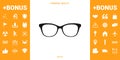 Glasses Icon symbol
