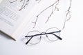 Glasses Leaves book eye Bookmark vision