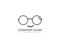 Glasses Logo Design vector