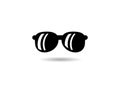 Glasses vector symbol icon Royalty Free Stock Photo