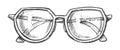 Glasses For Reading Accessory Monochrome Vector