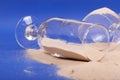 Glasses with sand