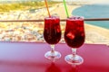 Glasses of Sangria