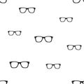 Glasses seamless pattern.