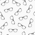 Glasses seamless pattern.