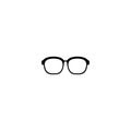 Glasses simple icon and simple flat symbol for web site, mobile, logo, app, UI Royalty Free Stock Photo