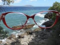 Glasses, sunglasses, isolated, fashion, white, eye, eyeglasses, summer, sun, spectacles, optical, black, sky, glass, reflection, l