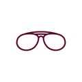 Glasses symbol vector icon design Royalty Free Stock Photo