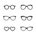 Glasses symbol vector icon design