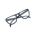 Glasses to improve vision. Clear vision concept. Vector illustration isolated