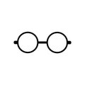 Glasses. vector Simple modern icon design illustration Royalty Free Stock Photo