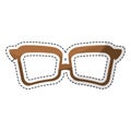 Glasses vintage frameicon image Royalty Free Stock Photo