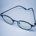 Glasses in white background