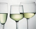 Glasses with white vine