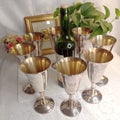 Glasses Wine Silvering