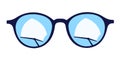 Glasses with wiper