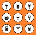 Glassful icon set