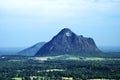 The Glasshouse Mountains Royalty Free Stock Photo