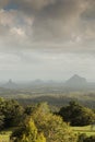 Glasshouse Mountains Landscape Royalty Free Stock Photo