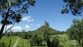 Glasshouse Mountains - Mount Coonowrin Royalty Free Stock Photo