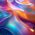 Glassmorphic surface featuring subtle color gradients Royalty Free Stock Photo