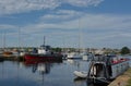 Glasson Dock Marina. Variety of vessels.