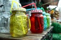 Glassware sold at a store in Dapitan Arcade in Manila, Philippines