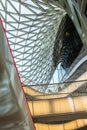 Glasswork inside the myZeil center