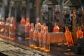 Glassworks. Glass industry Royalty Free Stock Photo