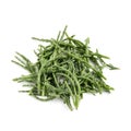 Glasswort Stalks, Bunch of Samphire Isolated on White Background Ã¢â¬â Green Salicornia Harvest, Pickleweed Vegetable