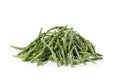 Glasswort Stalks, Bunch of Samphire Isolated on White Background Ã¢â¬â Italian Green Salicornia Harvest