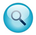Glassy Blue Search Icon