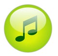 Glassy Green Music Icon