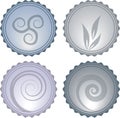 Glassy Icons Royalty Free Stock Photo