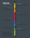 Glassy Infographic Timeline Template