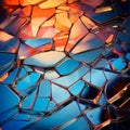 Glassy Reflections Abstract Art