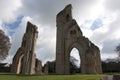 Glastonbury Abbey Ruins Royalty Free Stock Photo