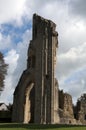 Glastonbury Abbey Ruins Royalty Free Stock Photo